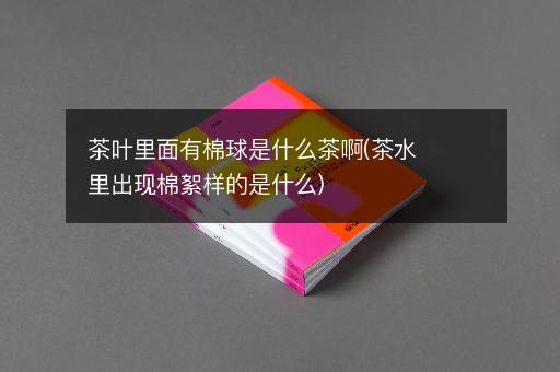 茶叶里面有棉球是什么茶啊(茶水里出现棉絮样的是什么)