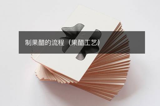 制果醋的流程（果醋工艺）